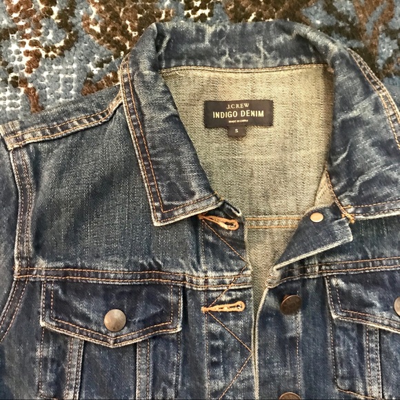 J. Crew Indigo Denim Jacket - Picture 3 of 4